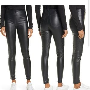 Rag & bone Nina high waist leather skinny pants